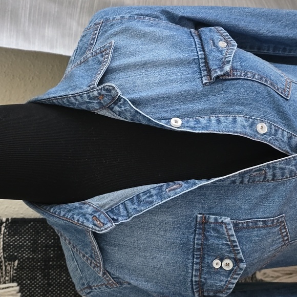 Diesel denim button-down shirt - Picture 4 of 11